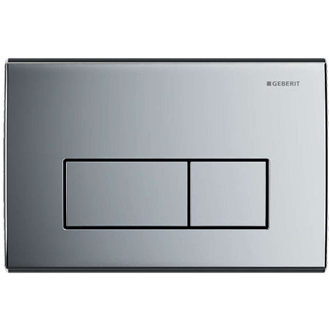 Geberit Kappa50 Modern Dual Flush Plate - Gloss Chrome - 115.260.21.1