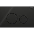 Geberit Sigma40 Round WC Dual Flush Plate - Black Glass - 115.628.SJ.1 - TAP 'N' SHOWER
