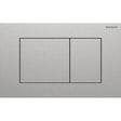 Geberit Sigma40 Square WC Dual Flush Plate - Brushed Stainless Steel - 115.629.FW.1 - TAP 'N' SHOWER