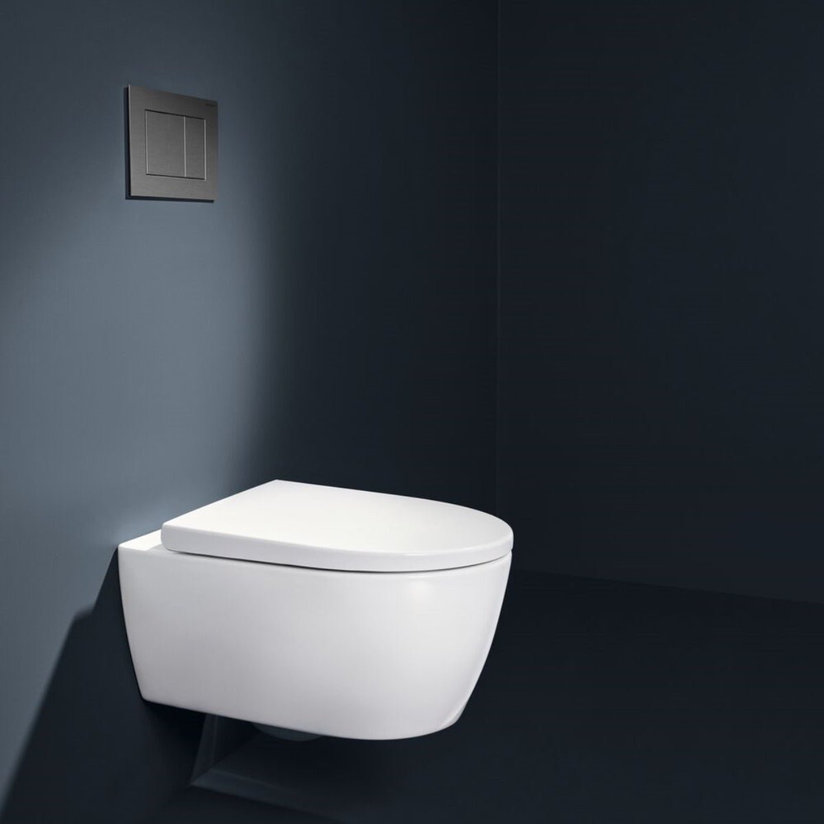 Geberit Sigma40 Square WC Dual Flush Plate - Brushed Stainless Steel - 115.629.FW.1 - TAP 'N' SHOWER