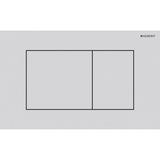 Geberit Sigma40 Square WC Dual Flush Plate - Matt White - 115.629.JT.1 - TAP 'N' SHOWER