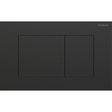 Geberit Sigma40 Square WC Dual Flush Plate - Brushed Black Chrome - 115.629.QD.1 - TAP 'N' SHOWER