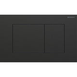 Geberit Sigma40 Square WC Dual Flush Plate - Brushed Black Chrome - 115.629.QD.1 - TAP 'N' SHOWER