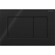 Geberit Sigma01 Square Dual Flush Plate - Black - 115.660.DW.1 - TAP 'N' SHOWER