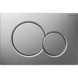 Geberit Sigma01 Round Dual Flush Plate with Anti - Fingerprint Coating - Matt Chrome - 115.770.JQ.5 - TAP 'N' SHOWER