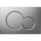 Geberit Sigma01 Round Dual Flush Plate with Anti - Fingerprint Coating - Matt Chrome - 115.770.JQ.5 - TAP 'N' SHOWER