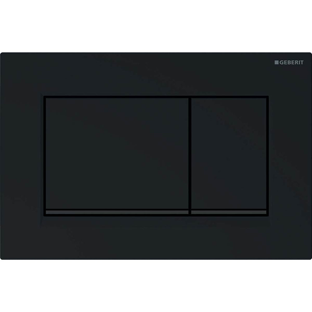Geberit Sigma30 Modern Dual Flush Plate - Black - 115.883.DW.1