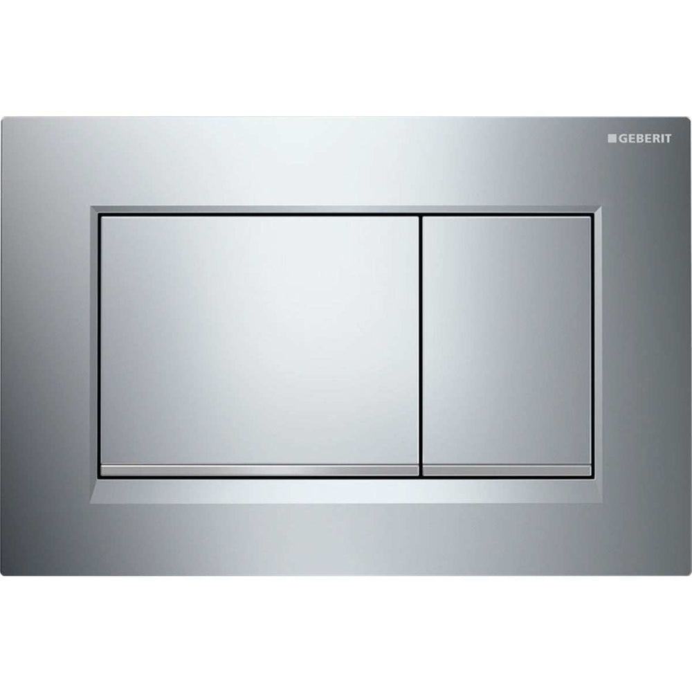 Geberit Sigma30 Modern Dual Flush Plate - Gloss Chrome - 115.883.KH.1