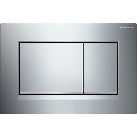 Geberit Sigma30 Modern Dual Flush Plate - Gloss Chrome - 115.883.KH.1