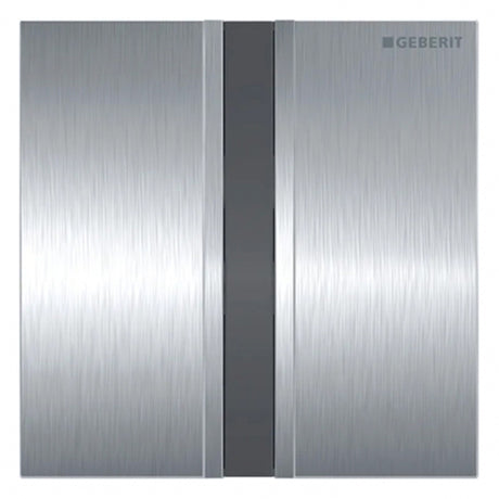 Geberit Sigma50 Infra-Red Hytouch Mains Powered Urinal Flushing Control - Brushed Chrome - 116.026.GH.1