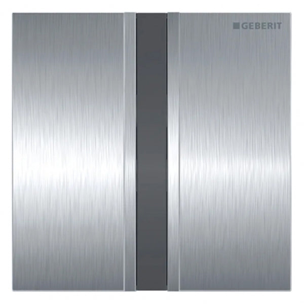 Geberit Sigma50 Infra-Red Hytouch Mains Powered Urinal Flushing Control - Brushed Chrome - 116.026.GH.1