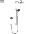 Mira Platinum Dual Rear Fed Digital Pumped Shower - Chrome - 1.1796.00