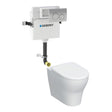 Geberit Back to Wall 4 - in - 1 Cistern Flush Plate Selnova Rimless Pan & Soft Close Seat Pack - 118.356.21.1 - TAP 'N' SHOWER