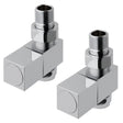 Eastbrook Straight Valves - Chrome - 12.038 - TAP 'N' SHOWER