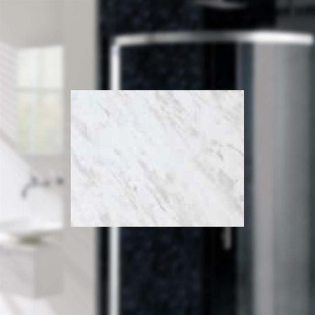 Eastbrook PVC Wide Shower Panel 1000mm x 2400mm - Carrara Marble Gloss - 13.504 - TAP 'N' SHOWER