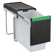 CARRON PHOENIX LINEA 130 30-litre single bin waste sorter with durable design and modern black front panel
