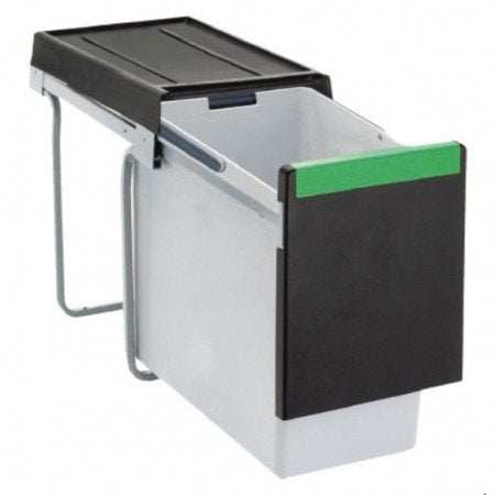CARRON PHOENIX LINEA 130 30-litre single bin waste sorter with durable design and modern black front panel