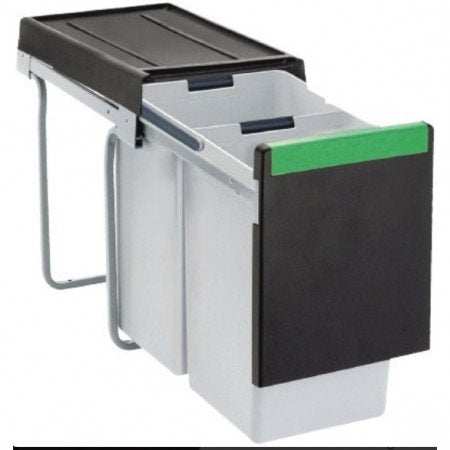 CARRON PHOENIX LINEA 230 double bin waste sorter with 30 litres capacity in durable modern design
