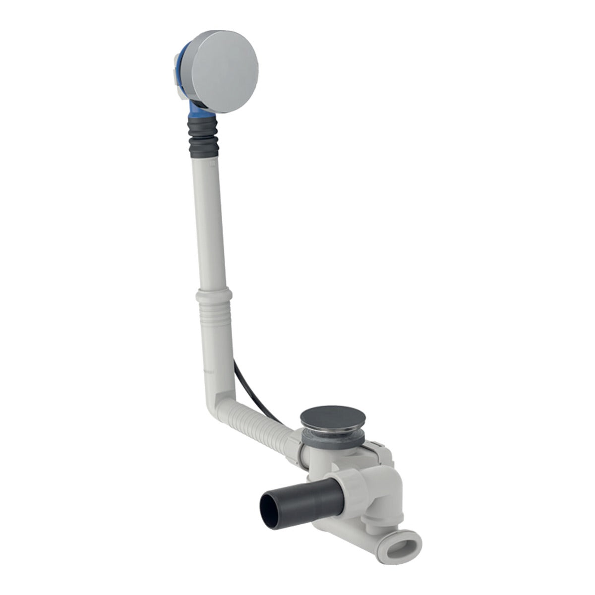 Geberit Bath Trap Overflow with Pop Up Waste - Chrome - 150.535.21.6