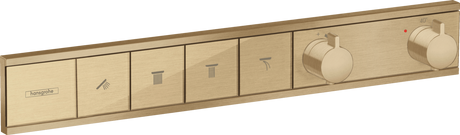 Hansgrohe Rainselect Thermostat For Concealed Installation For 4 Functions - Brushed Bronze - 15382140