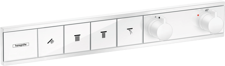 Hansgrohe Rainselect Thermostat For Concealed Installation For 4 Functions - Matt White - 15382700