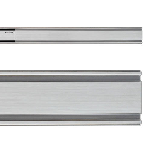 Geberit CleanLine60 Slim Shower Channel 130cm - Brushed Metal - 154.459.00.1 - TAP 'N' SHOWER
