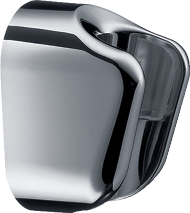 Hansgrohe Shower Holder in chrome with adjustable angle and sleek durable design for handheld showerheads