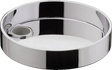 Hansgrohe Casetta Soap Dish S Puro in chrome with sleek, round design and removable easy-clean feature.