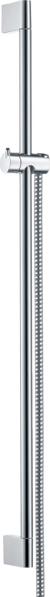 Hansgrohe Unica Shower rail Crometta 900 mm with Metaflex shower hose 1600 mm - Chrome - 27614000