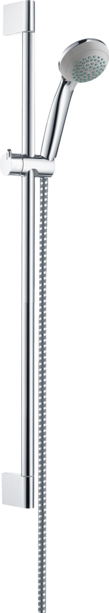 Hansgrohe Crometta 85 Shower Set Mono Green 6 L/min With Shower Rail 650mm - Chrome - 27652000