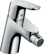 Hansgrohe Focus Single Lever Bidet Mixer With Pop-up Waste - Chrome - 31920000