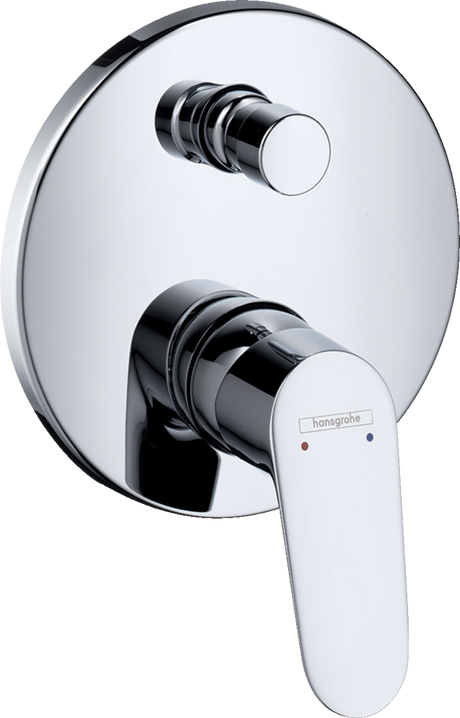 Hansgrohe Focus Single Lever Manual Bath Mixer For Concealed Installation - Chrome - 31945000