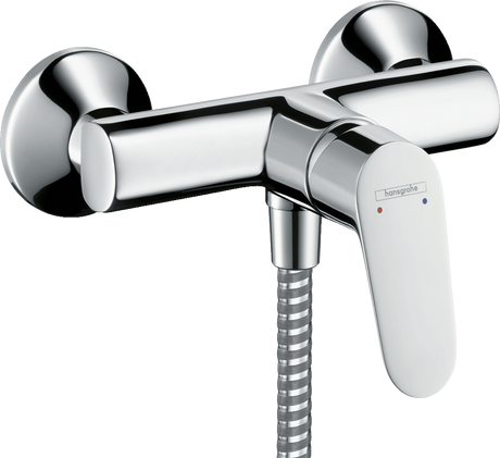 Hansgrohe Focus Single Lever Manual Shower Mixer For Exposed Installation With 2 Flow Rates - Chrome - 31968000