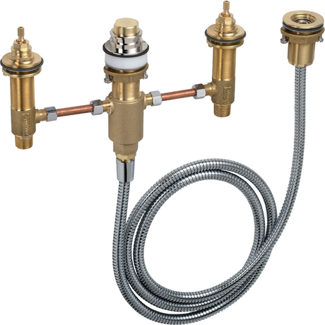 Hansgrohe Basic Set For 4-hole Rim-mounted Bath Mixer - 13244180