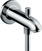 Hansgrohe Bath Spout 15.2 Cm With Diverter Valve - Chrome - 13423000
