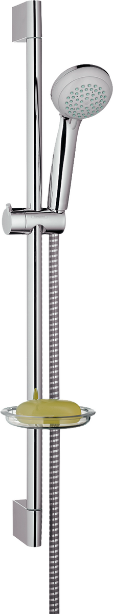 Hansgrohe Crometta 85 Shower Set Vario With Shower Rail 650mm And Soap Dish - Chrome - 27764000