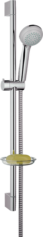 Hansgrohe Crometta 85 Shower Set Vario With Shower Rail 650mm And Soap Dish - Chrome - 27764000