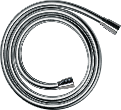 Hansgrohe Isiflex Shower Hose 1600mm in chrome finish with flexible design and anti-microbial protection
