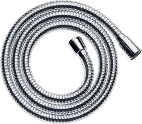 Hansgrohe Sensoflex Metal Shower Hose 1600mm with chrome finish, flexible and durable anti-kink design.
