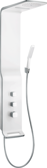 Hansgrohe Raindance Shower Panel Lift 180 2jet For Exposed Installation - White/Chrome - 27008400