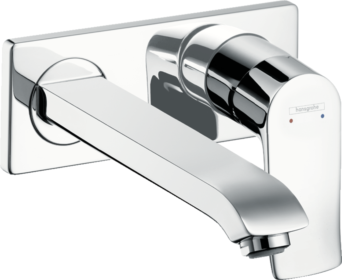 Hansgrohe Metris Single Lever Basin Mixer For Concealed Installation With Spout 225mm - Chrome - 31086000