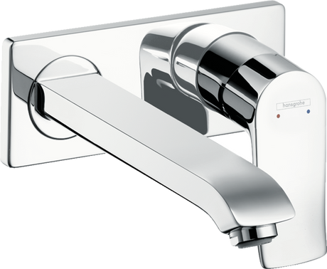 Hansgrohe Metris Single Lever Basin Mixer For Concealed Installation With Spout 225mm - Chrome - 31086000