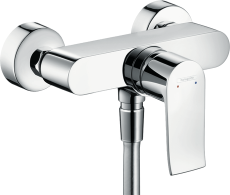 Hansgrohe Metris Single Lever Manual Shower Mixer For Exposed Installation - Chrome - 31680000