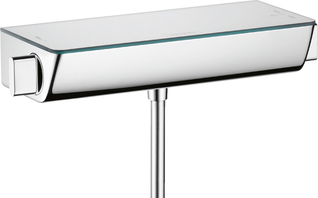Hansgrohe Ecostat Select Thermostatic Shower Mixer For Exposed Installation Renovation - White/Chrome - 13111400