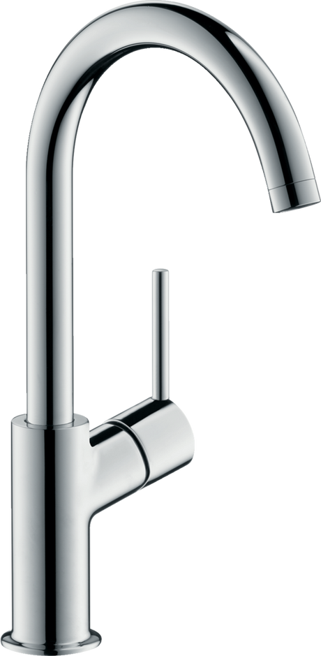 Hansgrohe Talis Single Lever Basin Mixer 210 With Fixed Spout And Push-open Waste - Chrome - 32080000