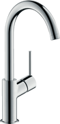 Hansgrohe Talis Single Lever Basin Mixer 210 With Fixed Spout And Push-open Waste - Chrome - 32080000