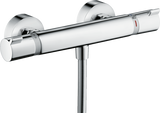 Hansgrohe Ecostat Thermostatic Shower Mixer Comfort For Exposed Installation Hotel Quality - Chrome - 13113000