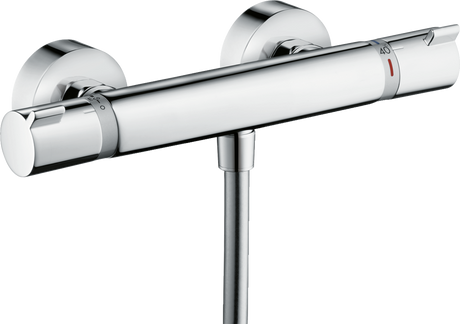 Hansgrohe Ecostat Thermostatic Shower Mixer Comfort For Exposed Installation Hotel Quality - Chrome - 13113000