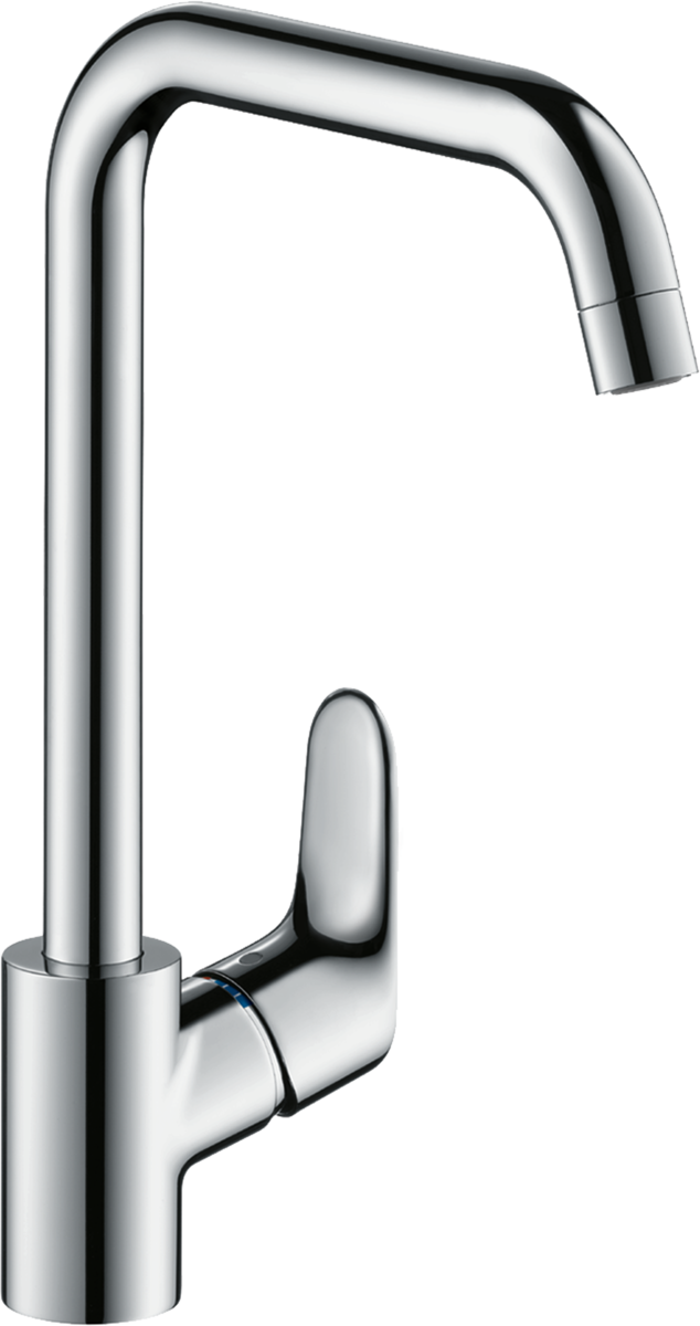 Hansgrohe Focus M41 Single Lever Kitchen Mixer 260 For Vented Hot Water Cylinders Single Spray Mode - Chrome - 31822000