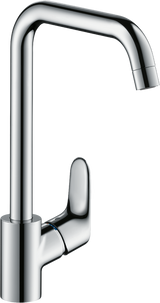Hansgrohe Focus M41 Single Lever Kitchen Mixer 260 For Vented Hot Water Cylinders Single Spray Mode - Chrome - 31822000